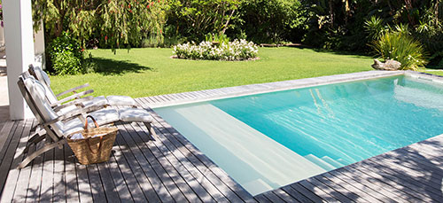 Piscine jardin morbihan installation