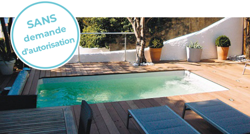 Inspiration Piscine – installation de piscine à coque sans autorisation Marzan