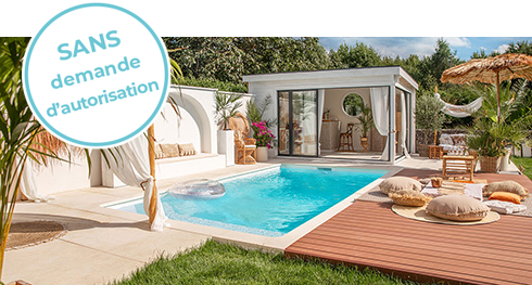 Inspiration Piscine – installation de piscine à coque sans autorisation La Baule