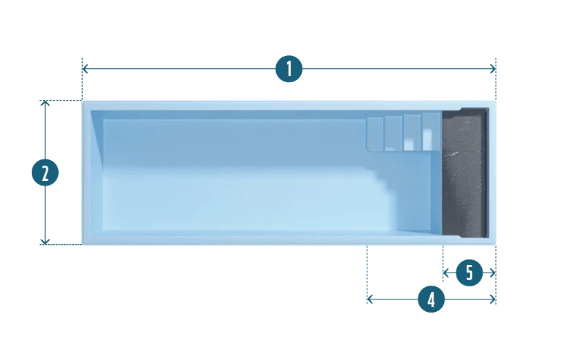 Inspiration Piscine – piscine à coque Divine 100 Damgan