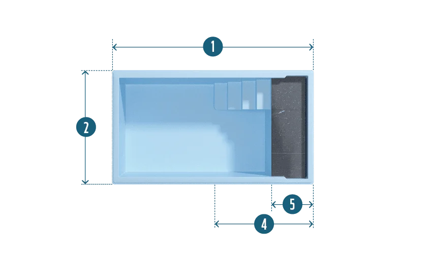 Inspiration Piscine – piscine à coque Divine 60 Herbignac