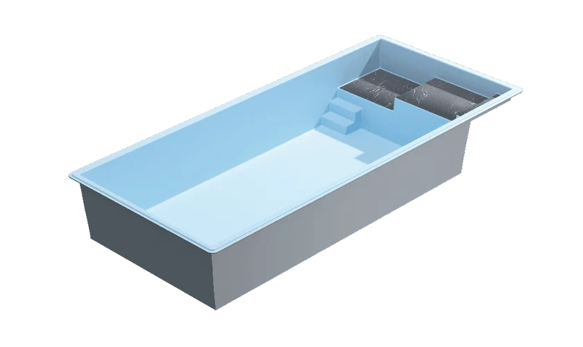 Inspiration Piscine – piscine à coque Étonnante pose 95 La roche bernard